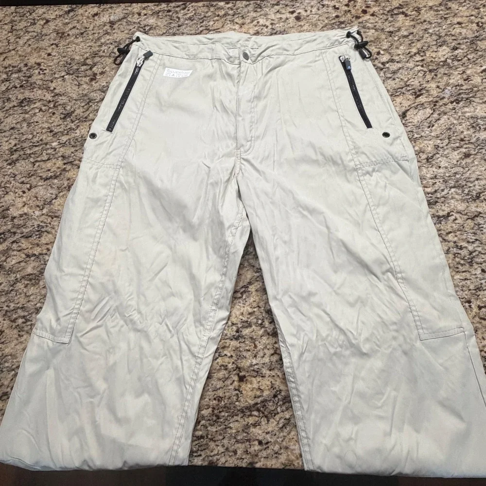 Vintage Levis SilverTab Data Cargo Pants Mens XL x 32 Tan Wide Leg Y2K Techwear